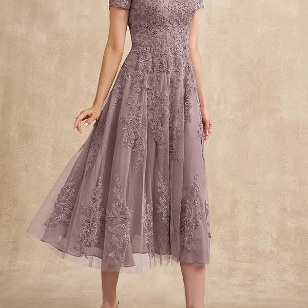 Elegant Lace Hollow Out Temperament Women's Dress